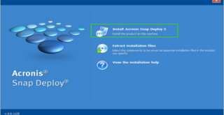 Acronis Snap Deploy 5.0.2028