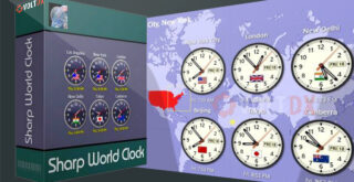 Sharp World Clock 9